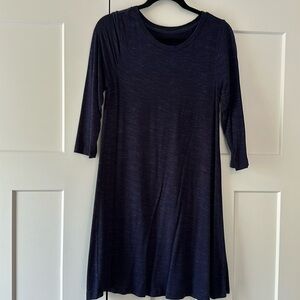 Navy blue t-shirt dress